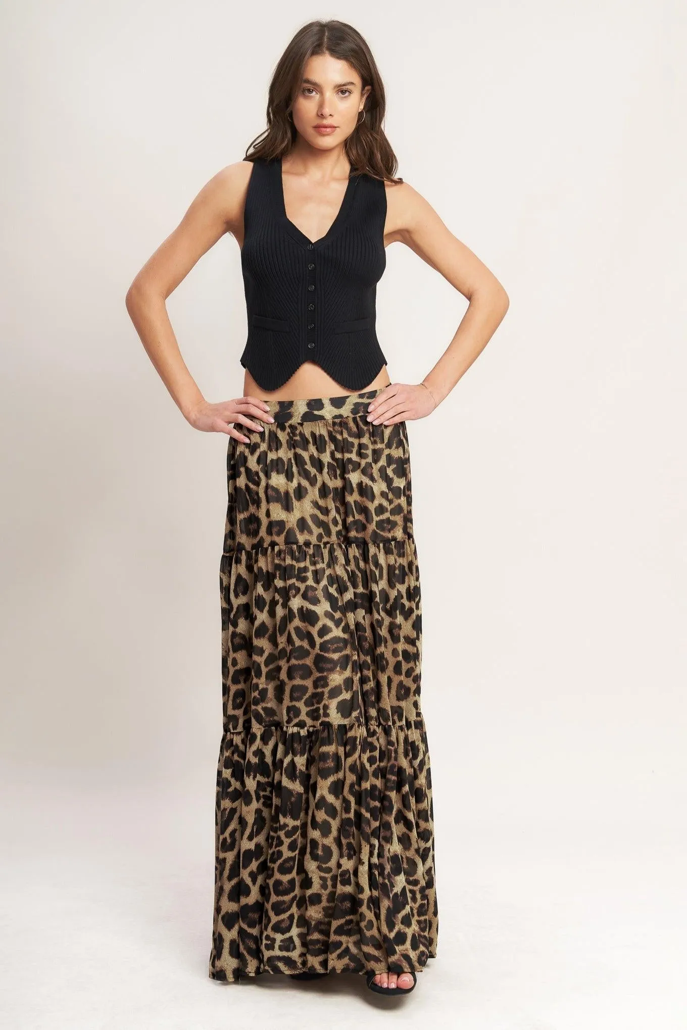 Seasonless Styling Woven Maxi Skirt sold by Zulily