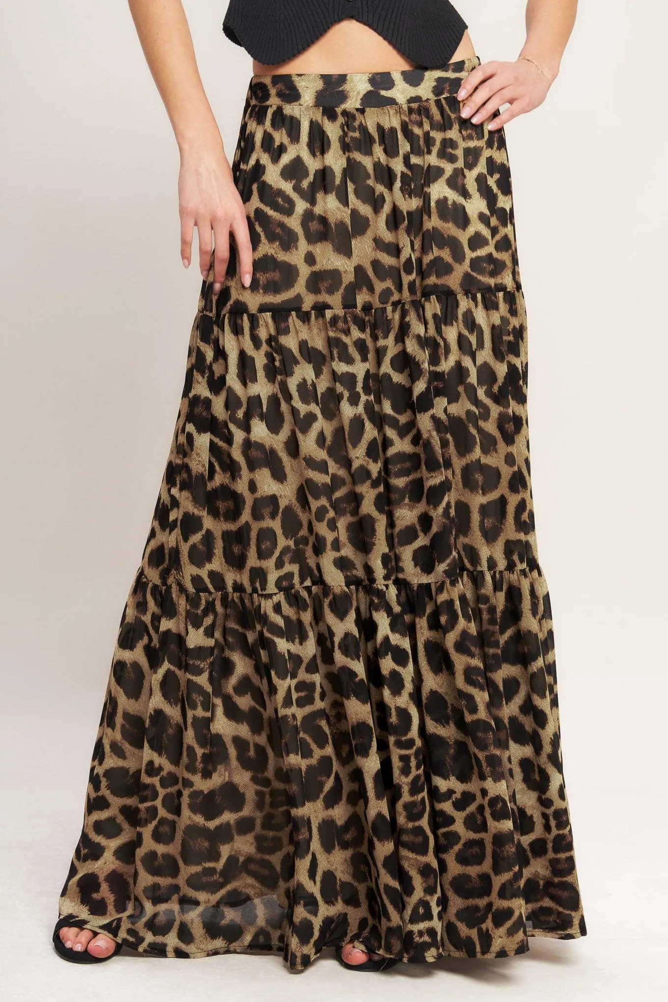 Seasonless Styling Woven Maxi Skirt sold by Zulily product image thumbnail 2