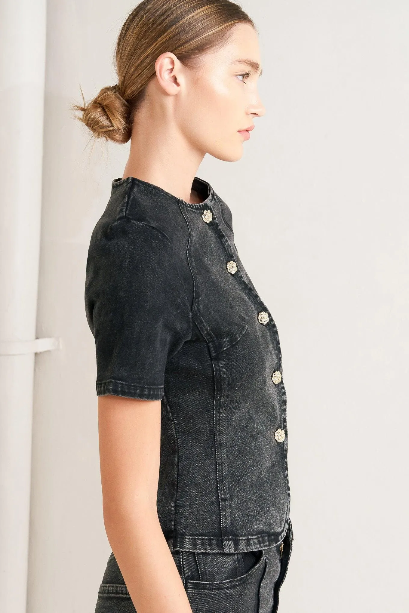 Elegant Everyday Look Denim Jacket sold by Zulily product image thumbnail 3