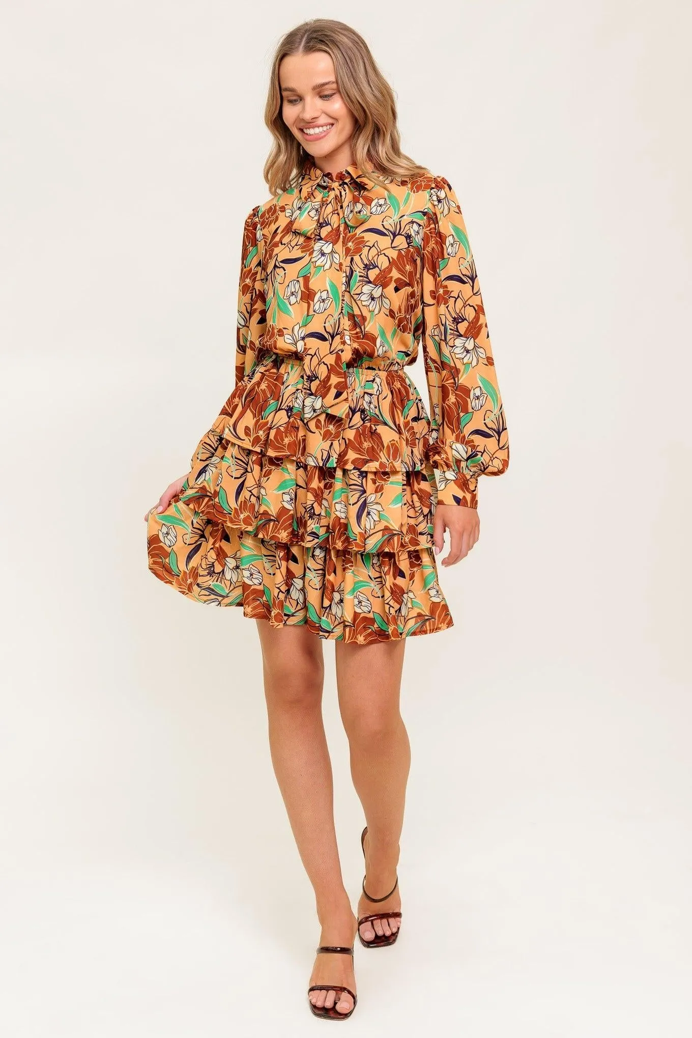 Secret Crush Woven Mini Dress sold by Zulily