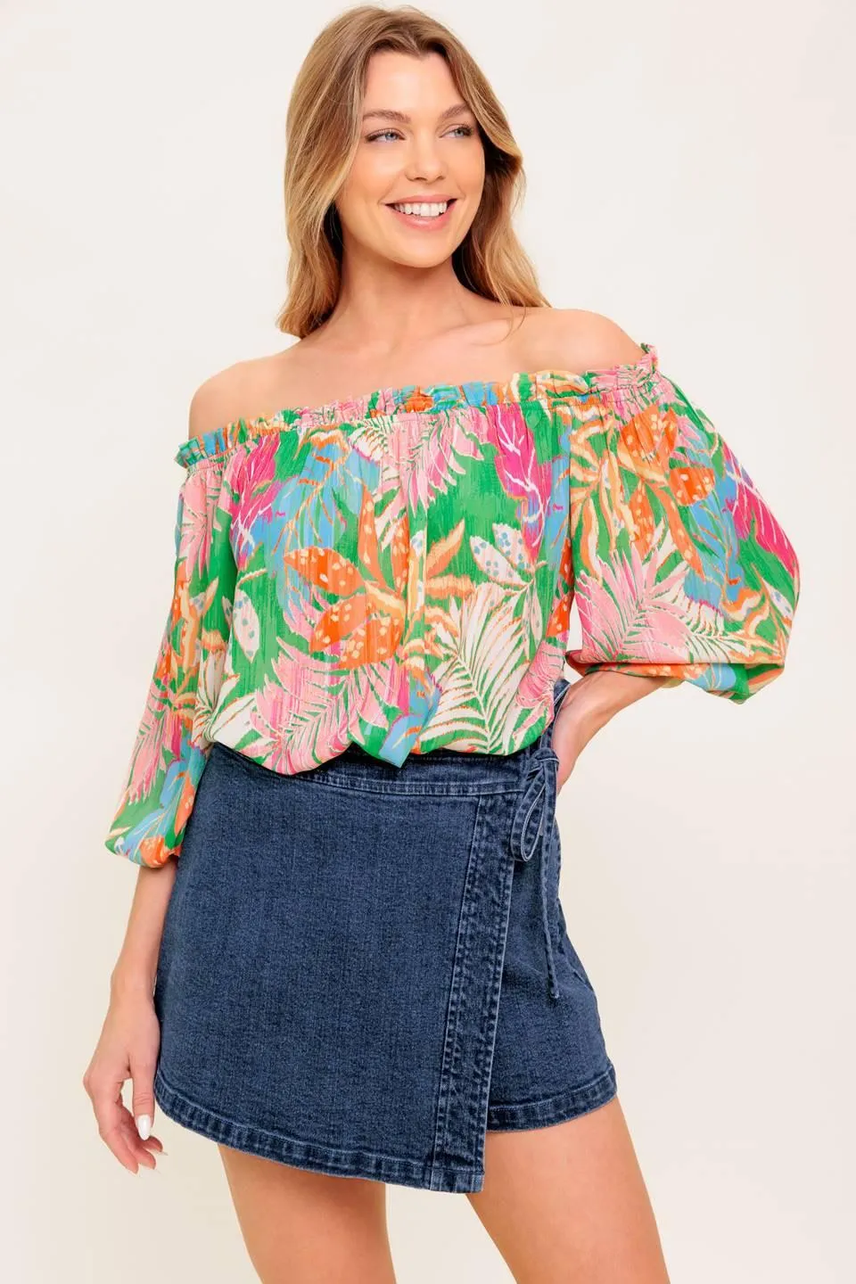 Loving Vow Green Woven Top sold by Zulily product image thumbnail 5