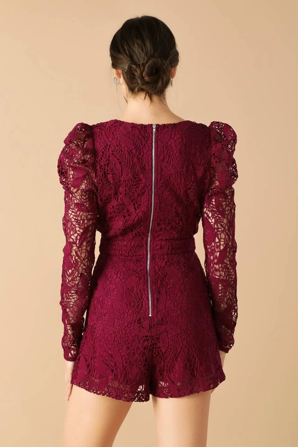 Days Go by Lace Woven Romper sold by Zulily product image thumbnail 2