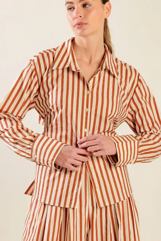 Pieces of My Heart Woven Top made by Flying Tomato