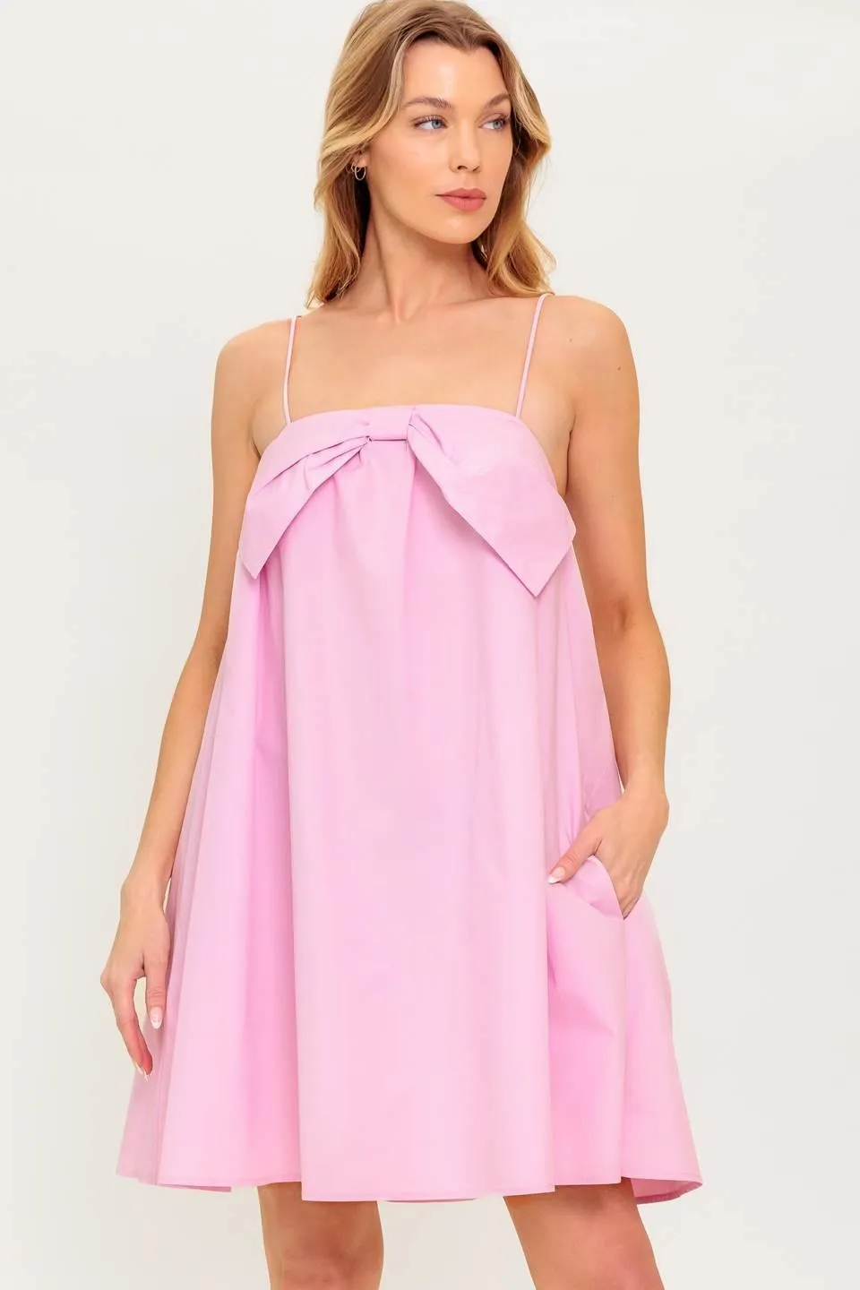Invested in You Woven Mini Dress sold by Zulily