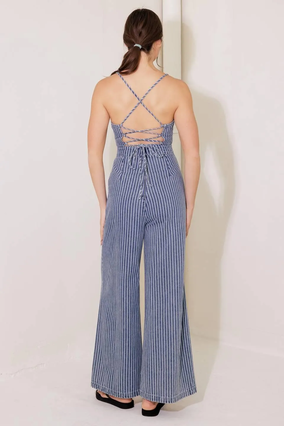Begin Again Blue Denim Jumpsuit sold by Zulily product image thumbnail 5
