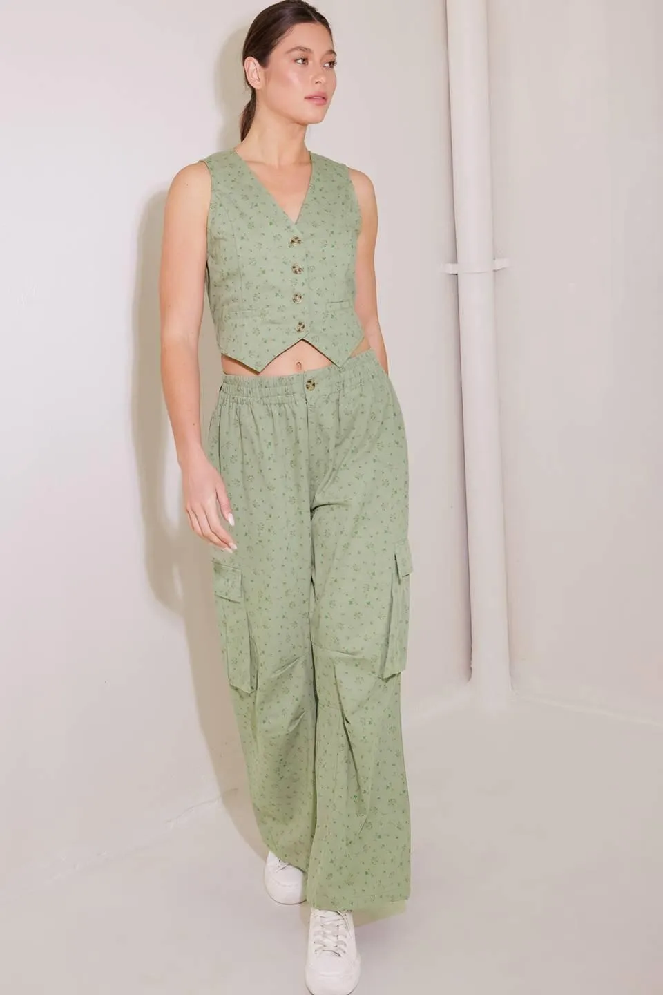 Drifting Currents Olive Woven Pants sold by Zulily product image thumbnail 2