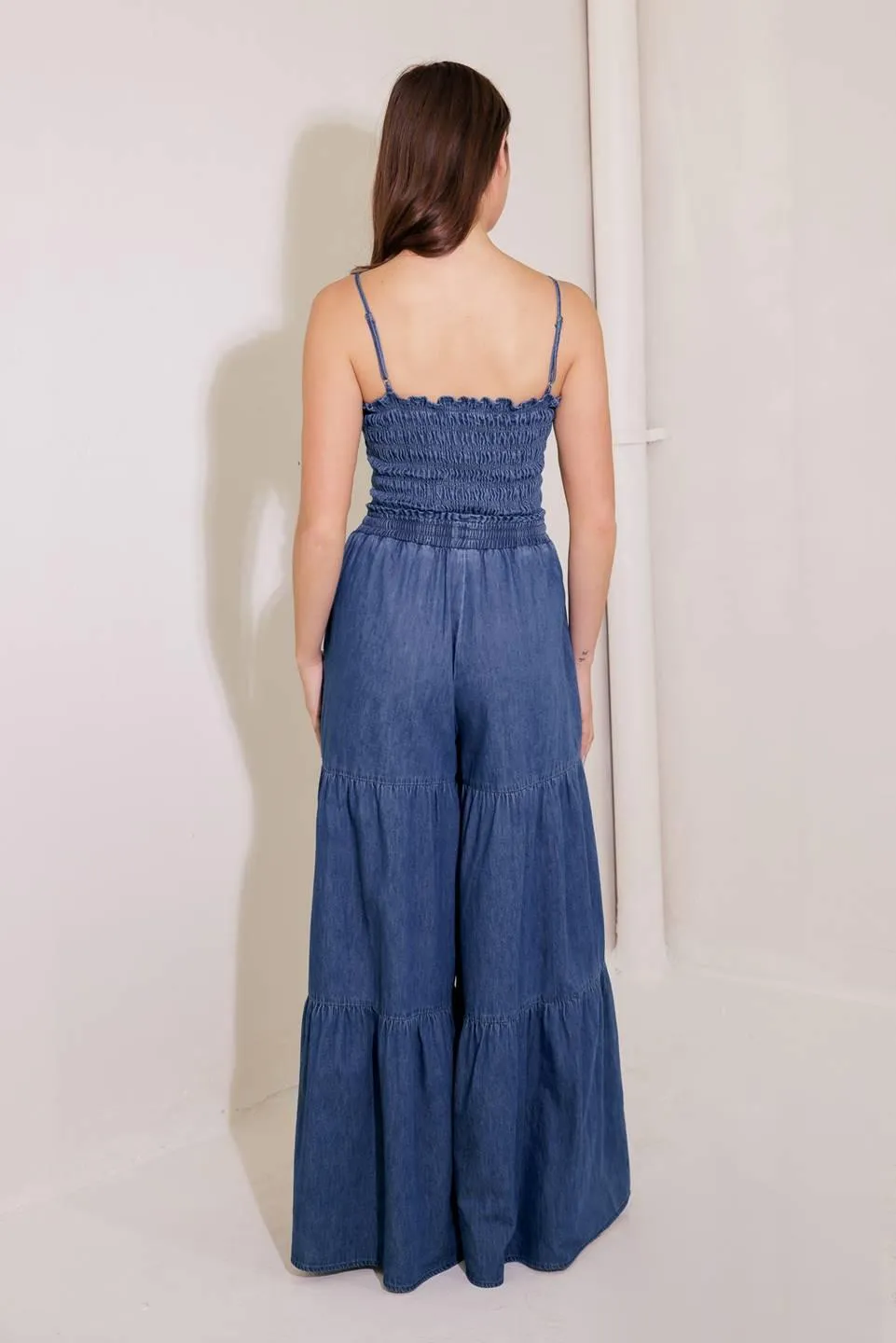 Feeling Free Indigo Denim Jumpsuit sold by Zulily product image thumbnail 3
