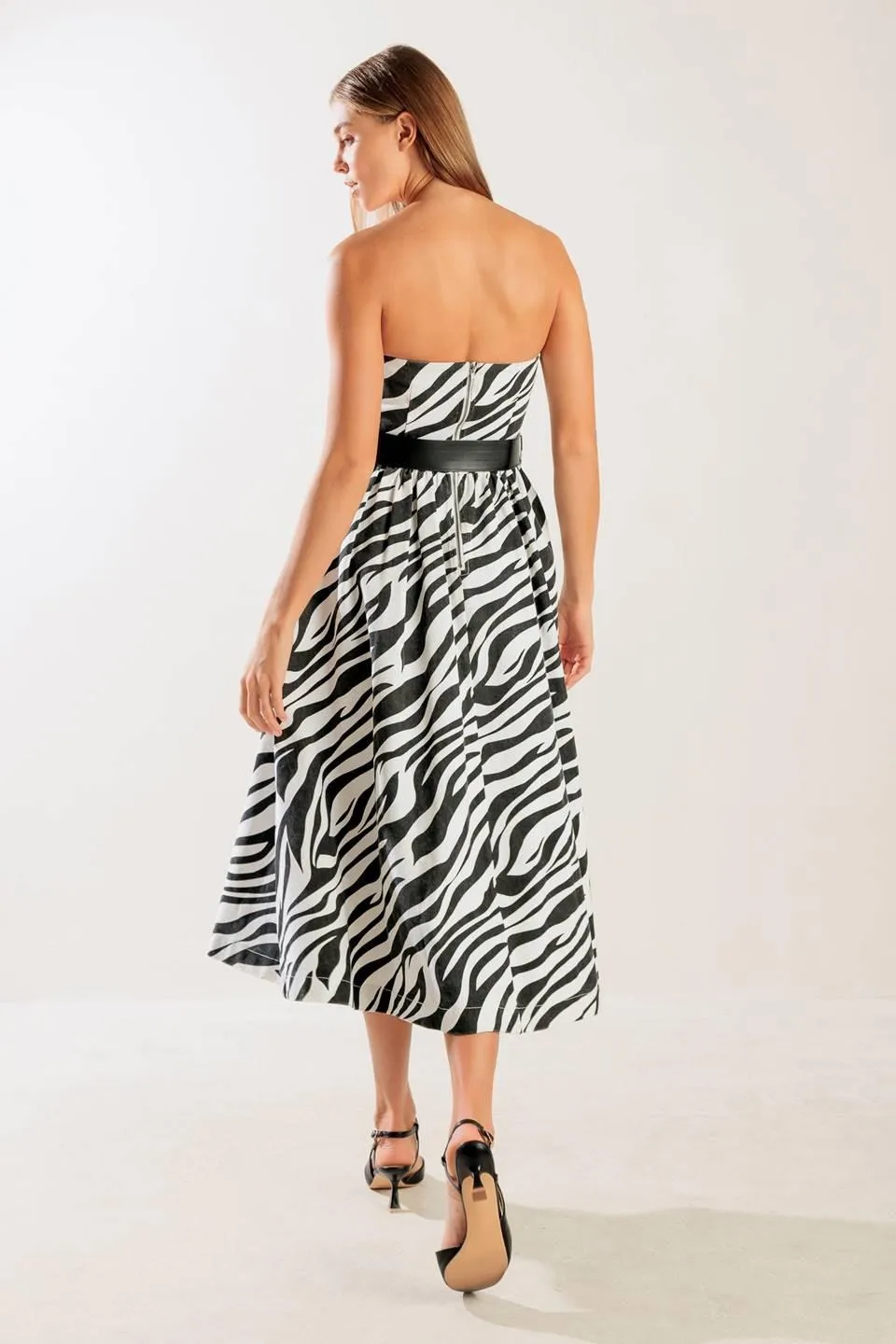 Not So Ordinary Woven Midi Dress sold by Zulily product image thumbnail 2