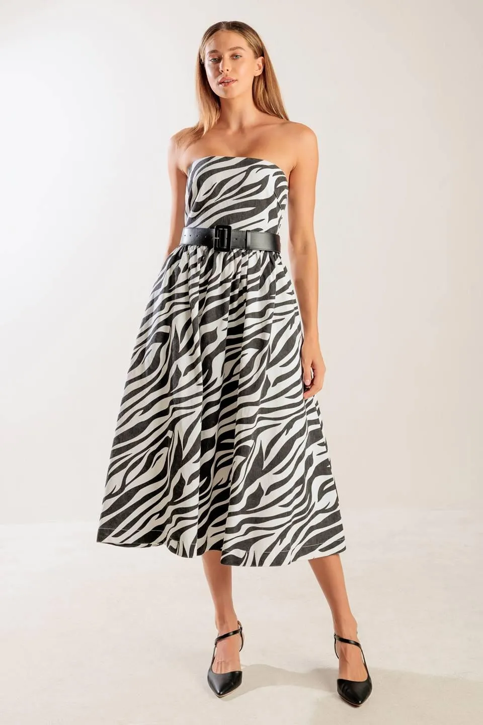 Not So Ordinary Woven Midi Dress sold by Zulily