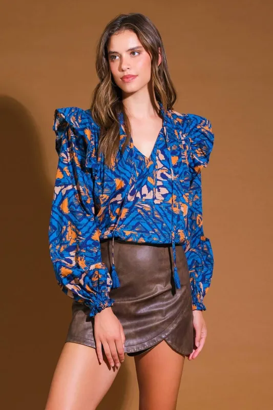 Eagle Crest Woven Top made by Flying Tomato