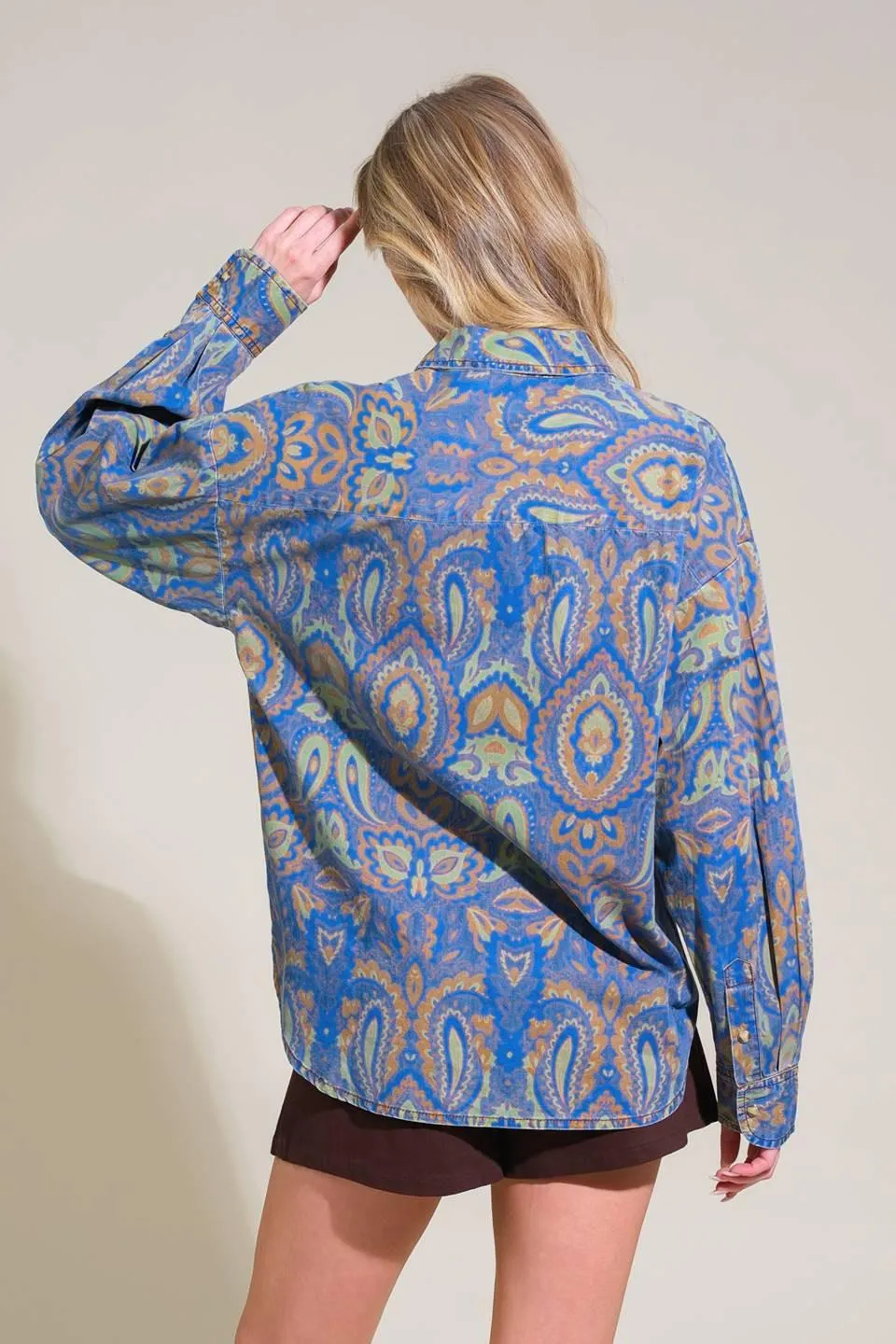 I'm in Charge Woven Top sold by Zulily product image thumbnail 2