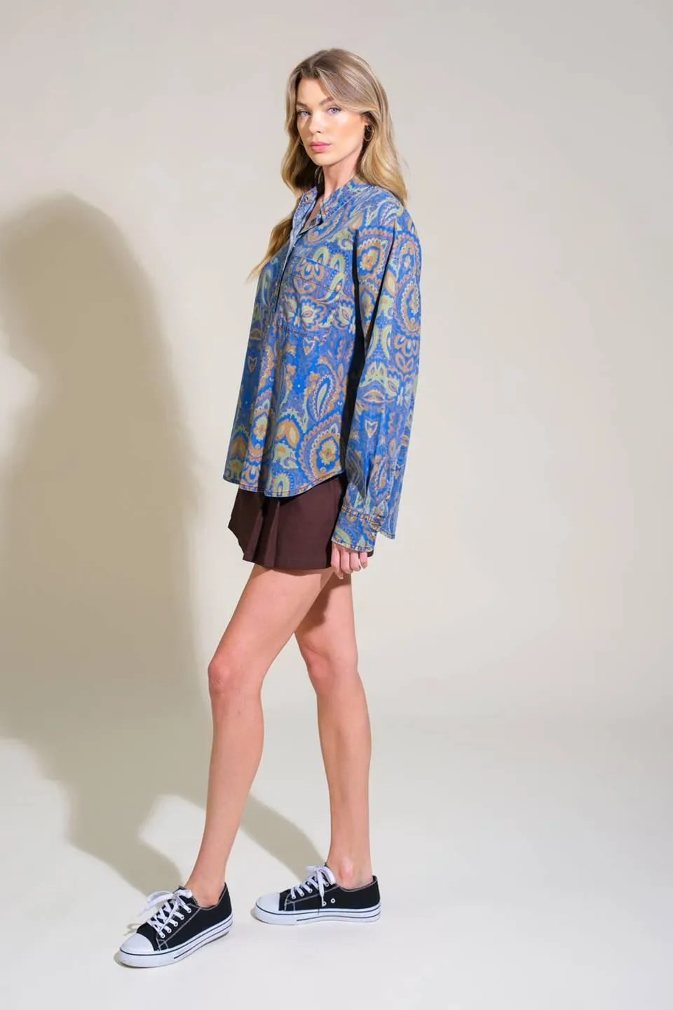 I'm in Charge Woven Top sold by Zulily product image thumbnail 3