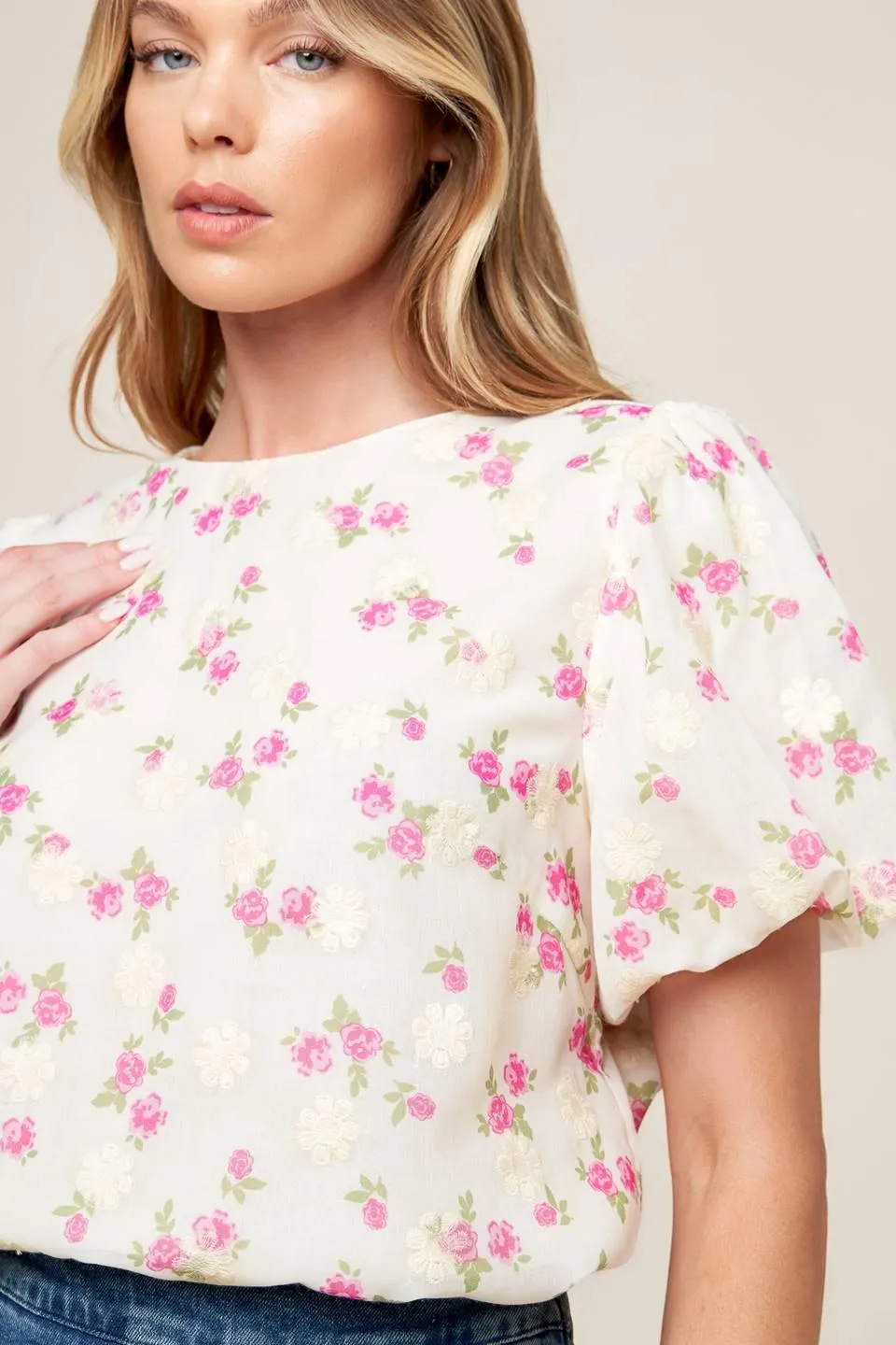 I'll Think About Cream Woven Top sold by Zulily product image thumbnail 2