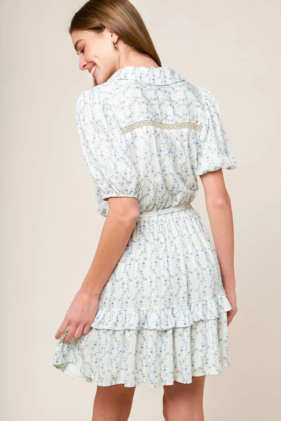Skyward Blue Woven Mini Dress sold by Zulily product image thumbnail 2