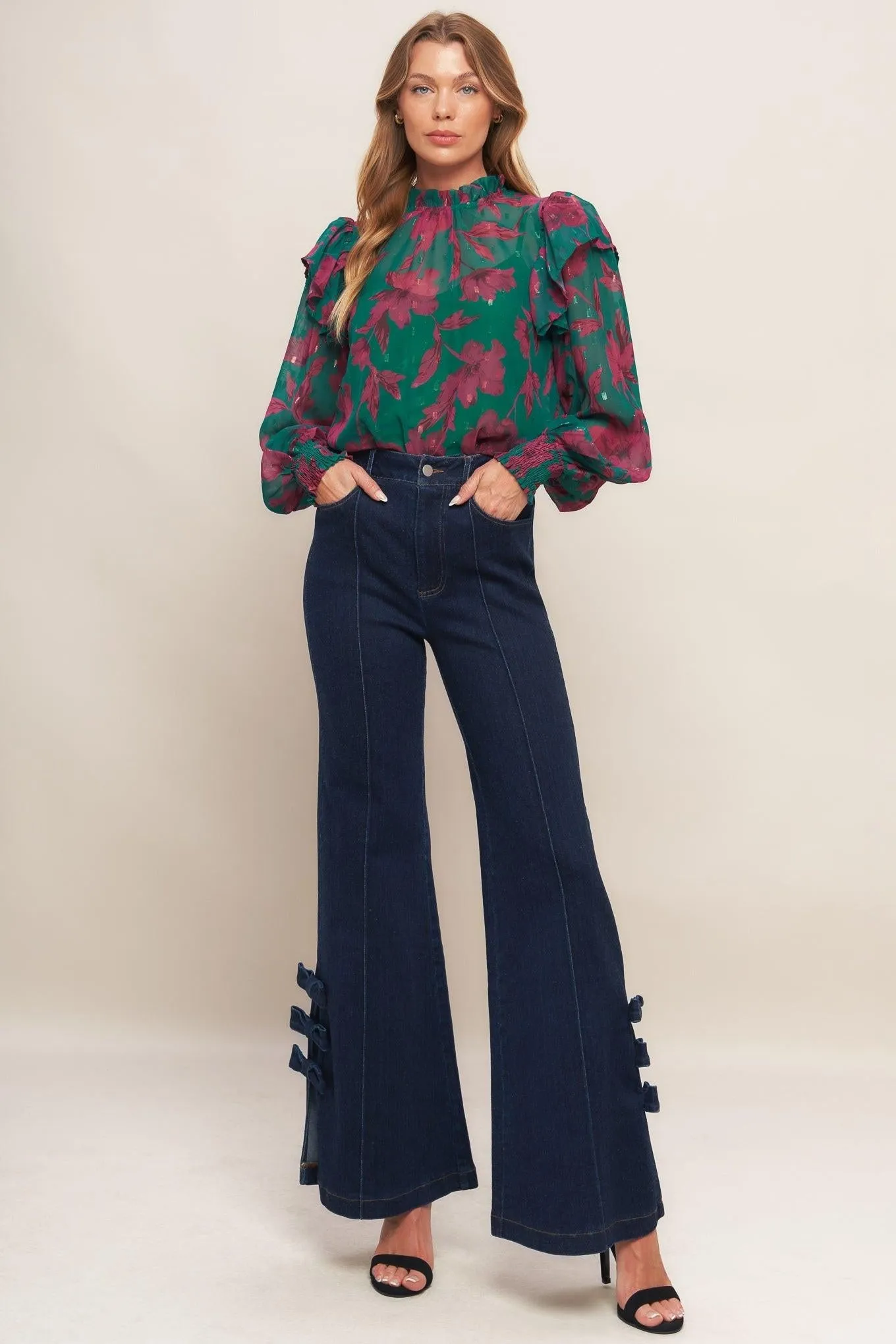 Poetic Garden Woven Top sold by Zulily product image thumbnail 4