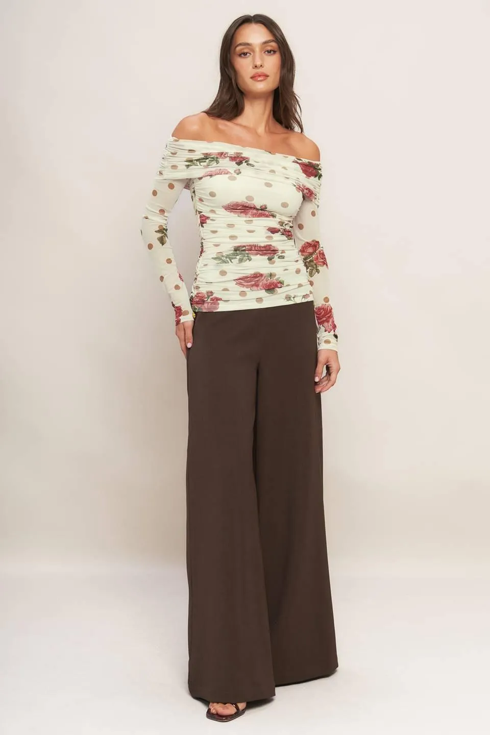 Cream & Bloom Delight Power Mesh Top sold by Zulily product image thumbnail 5