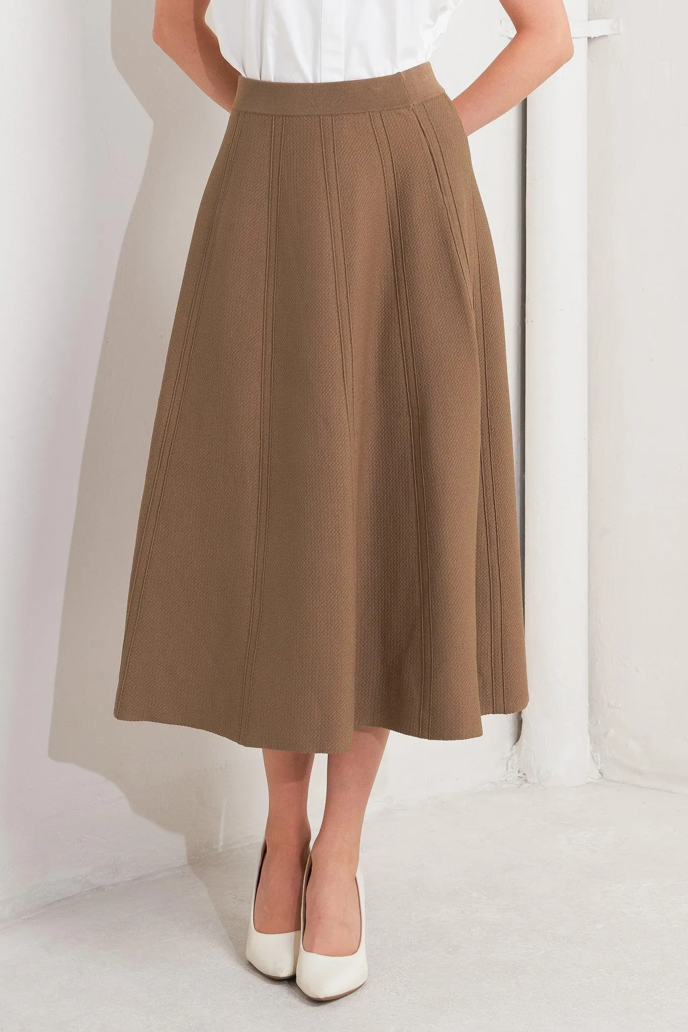 Latte Lane Sweater Knit Circle Skirt sold by Zulily