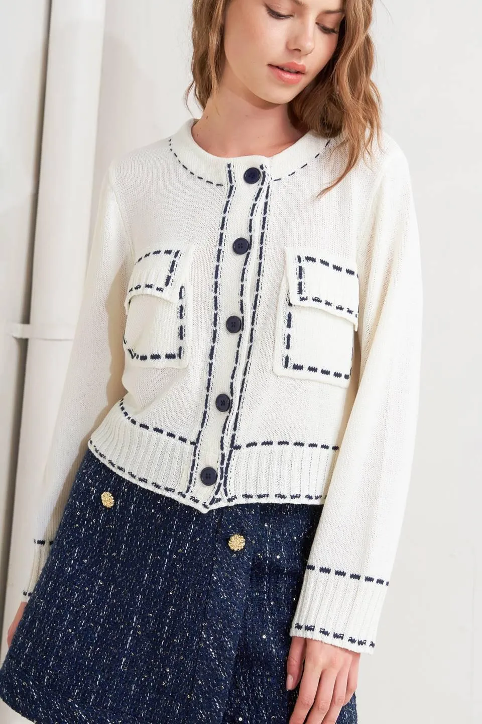 Mono Frame Sweater Knit Top sold by Zulily product image thumbnail 2