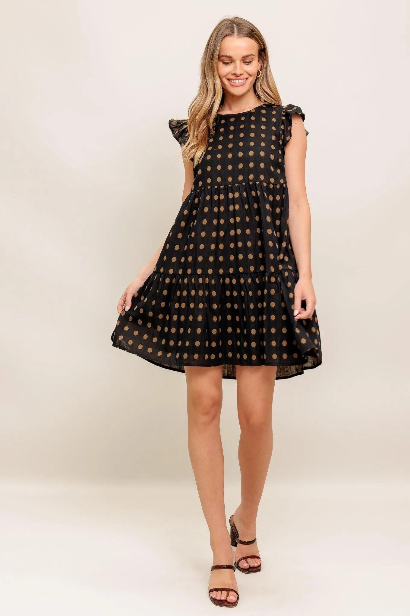 Polka Breeze Woven Mini Dress sold by Zulily product image thumbnail 4