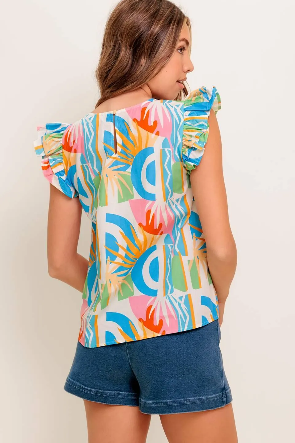 Vacation State of Mind Woven Top sold by Zulily product image thumbnail 3