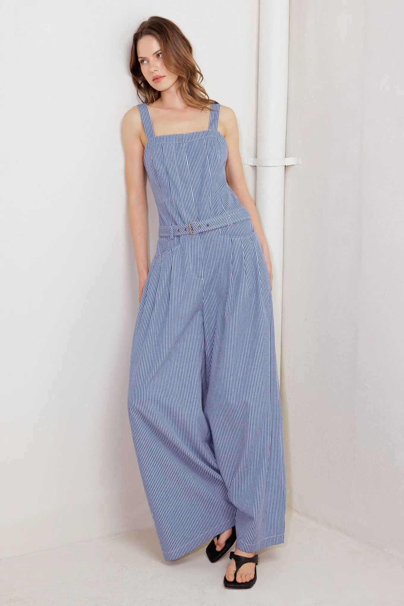 Fresh Petal Blue Woven Jumpsuit sold by Zulily product image thumbnail 5