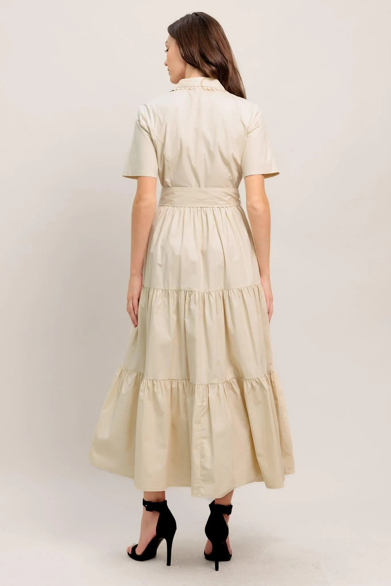 Worth the Wait Woven Midi Dress sold by Zulily product image thumbnail 2
