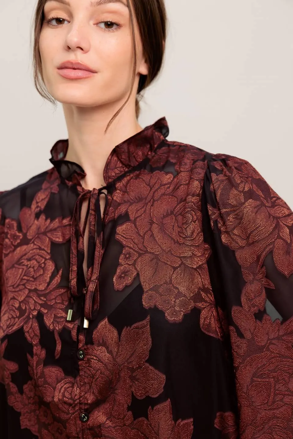 Just Dark Enough to Feel Special Woven Top sold by Zulily product image thumbnail 4
