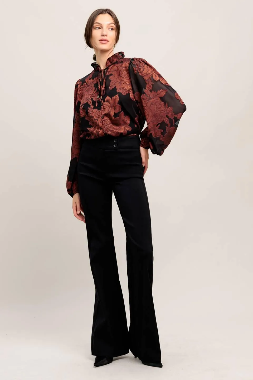 Just Dark Enough to Feel Special Woven Top sold by Zulily product image thumbnail 5