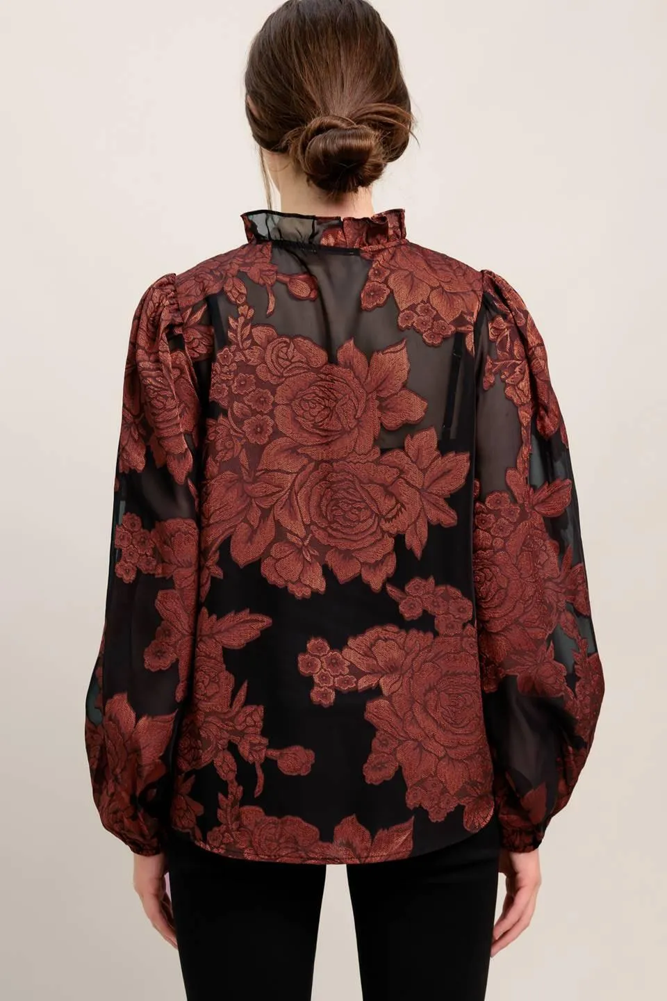 Just Dark Enough to Feel Special Woven Top sold by Zulily product image thumbnail 2
