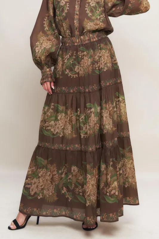Celebrity Moment Woven Maxi Skirt made by Flying Tomato