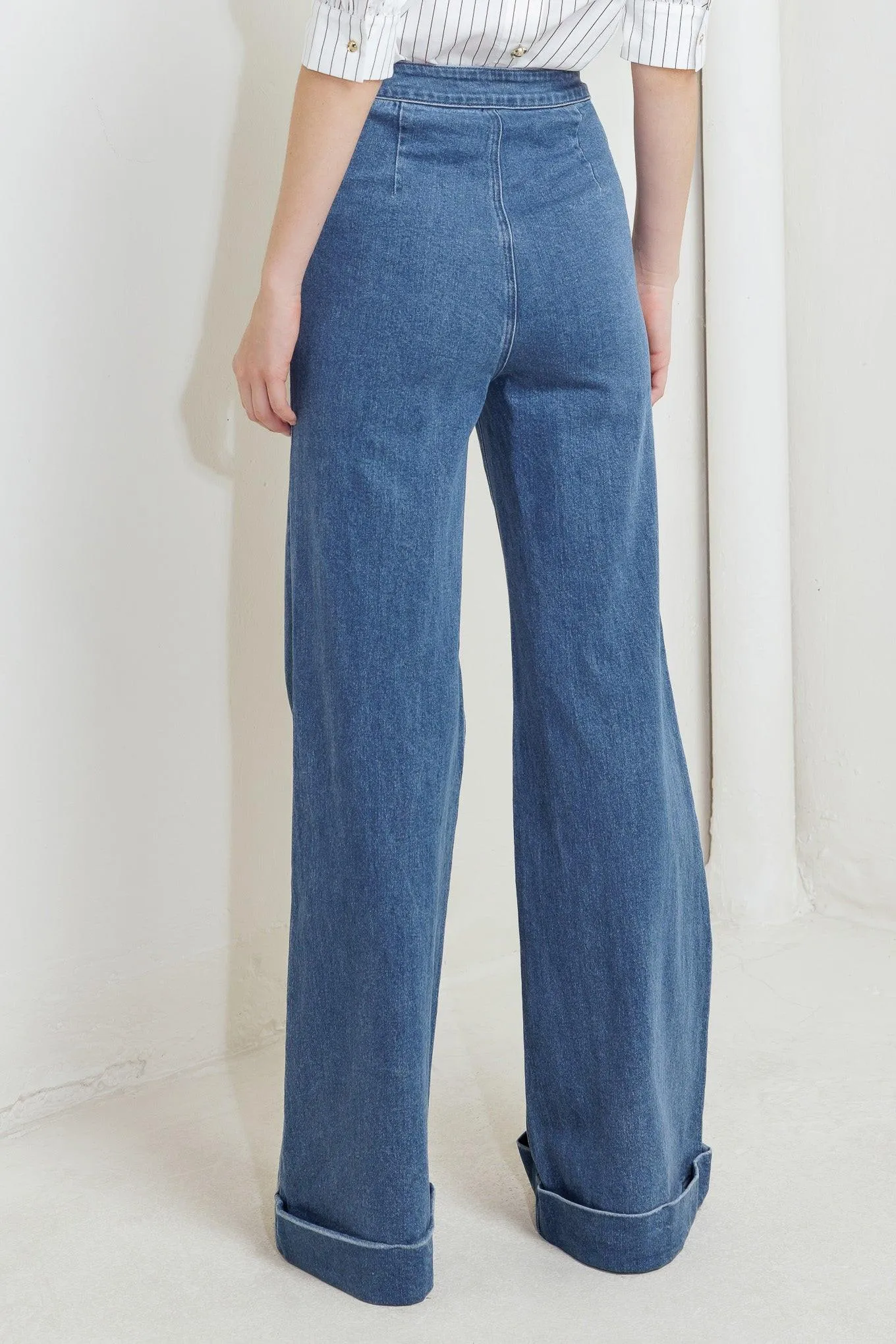 Nostalgia Field Denim Pants sold by Zulily product image thumbnail 3