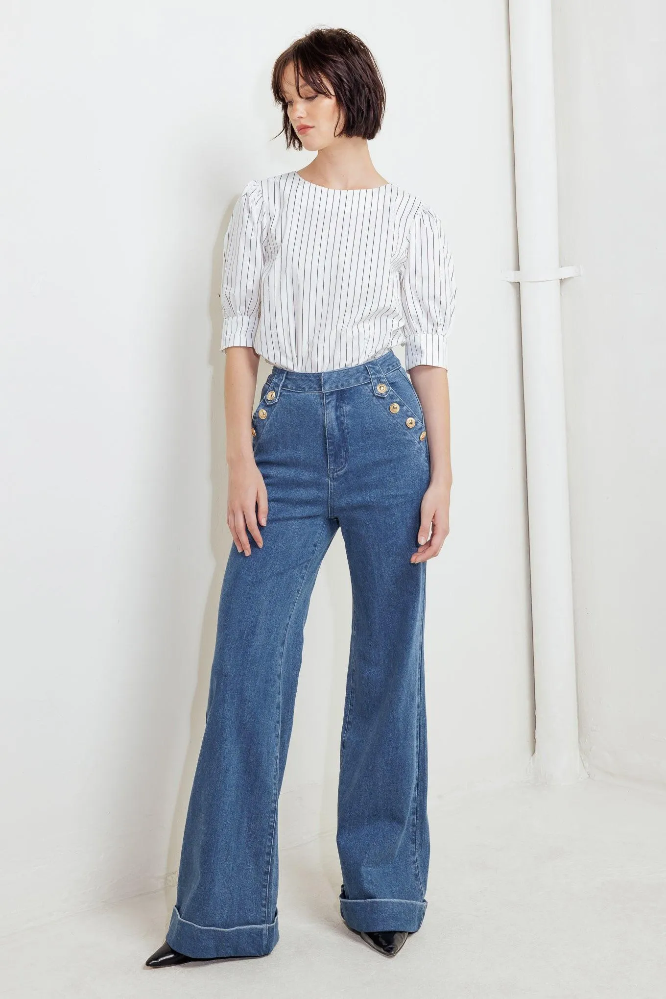 Nostalgia Field Denim Pants sold by Zulily product image thumbnail 4