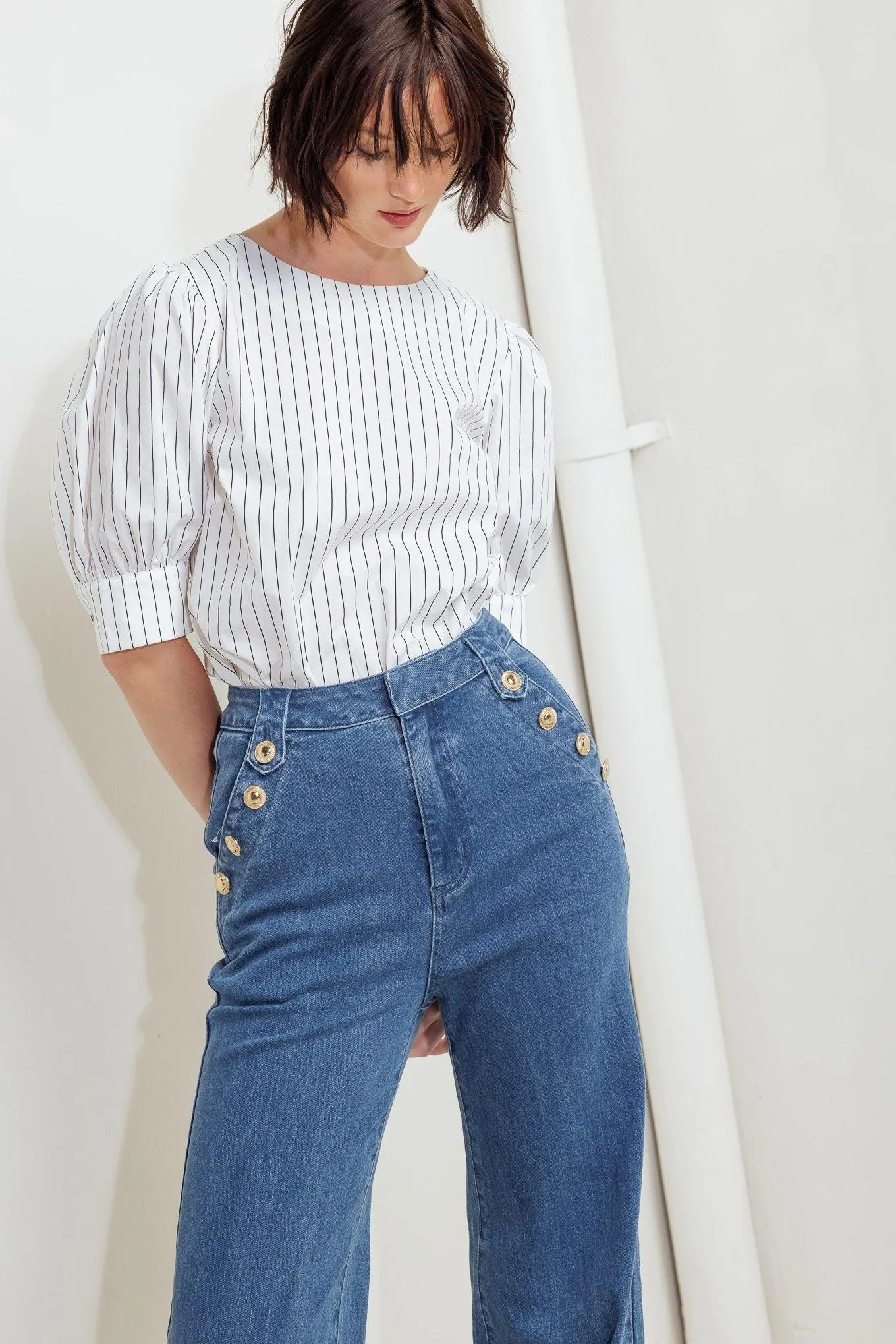 Nostalgia Field Denim Pants sold by Zulily product image thumbnail 5