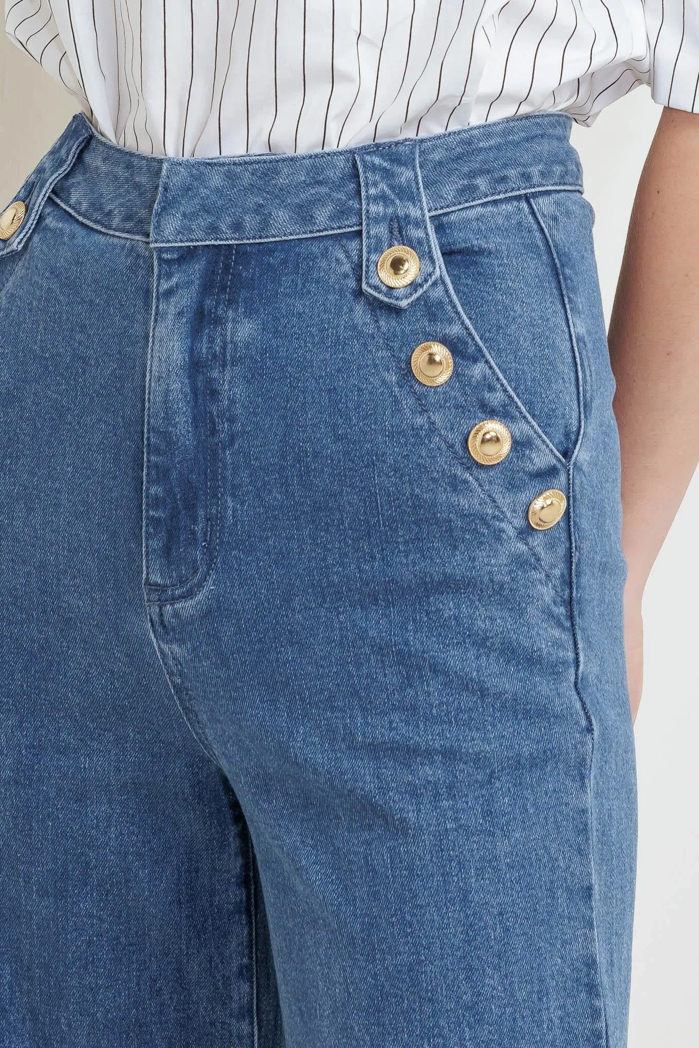 Nostalgia Field Denim Pants sold by Zulily product image thumbnail 2