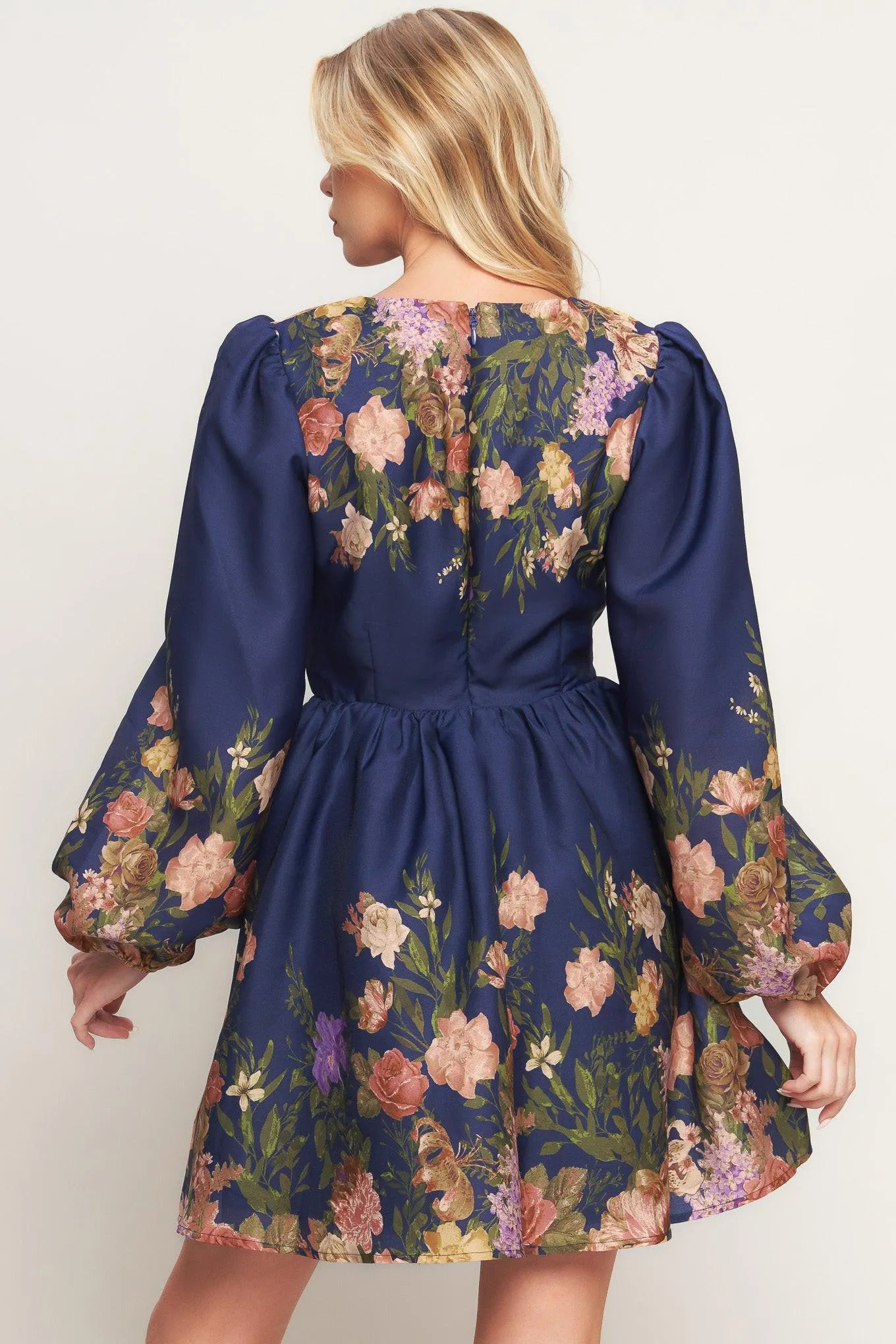 Nocturne in Bloom Woven Mini Dress sold by Zulily product image thumbnail 3