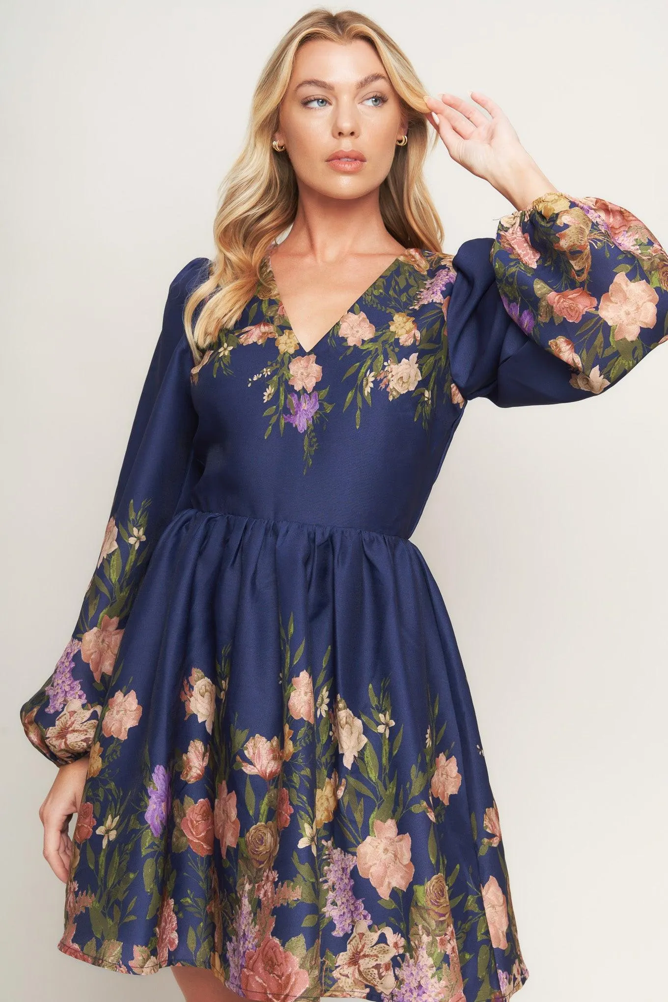 Nocturne in Bloom Woven Mini Dress sold by Zulily product image thumbnail 5