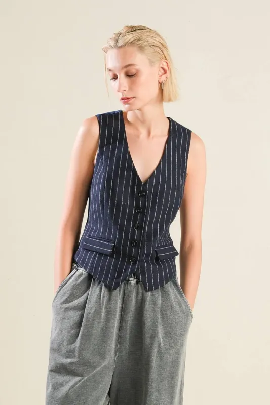 Forever Connected Woven Vest made by Flying Tomato