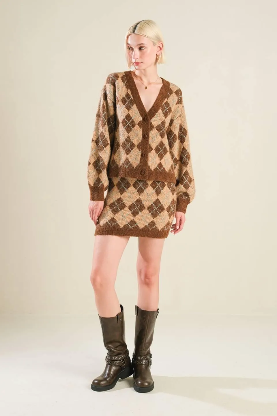 Champagne Coast Sweater Mini Skirt sold by Zulily product image thumbnail 3