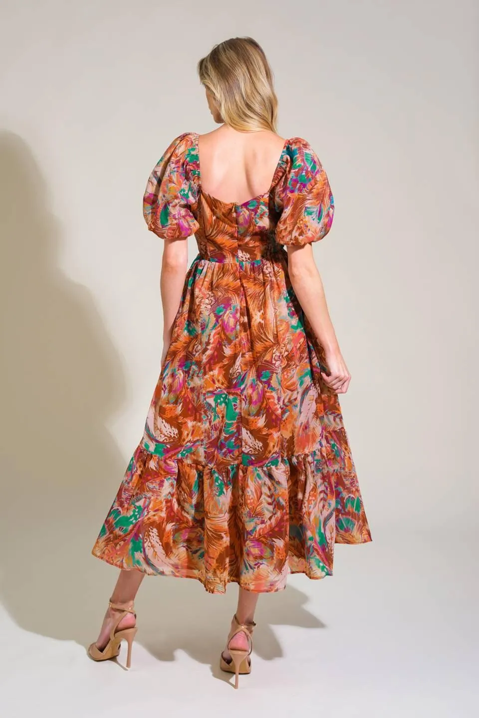 Bring Us Back Woven Midi Dress sold by Zulily product image thumbnail 2