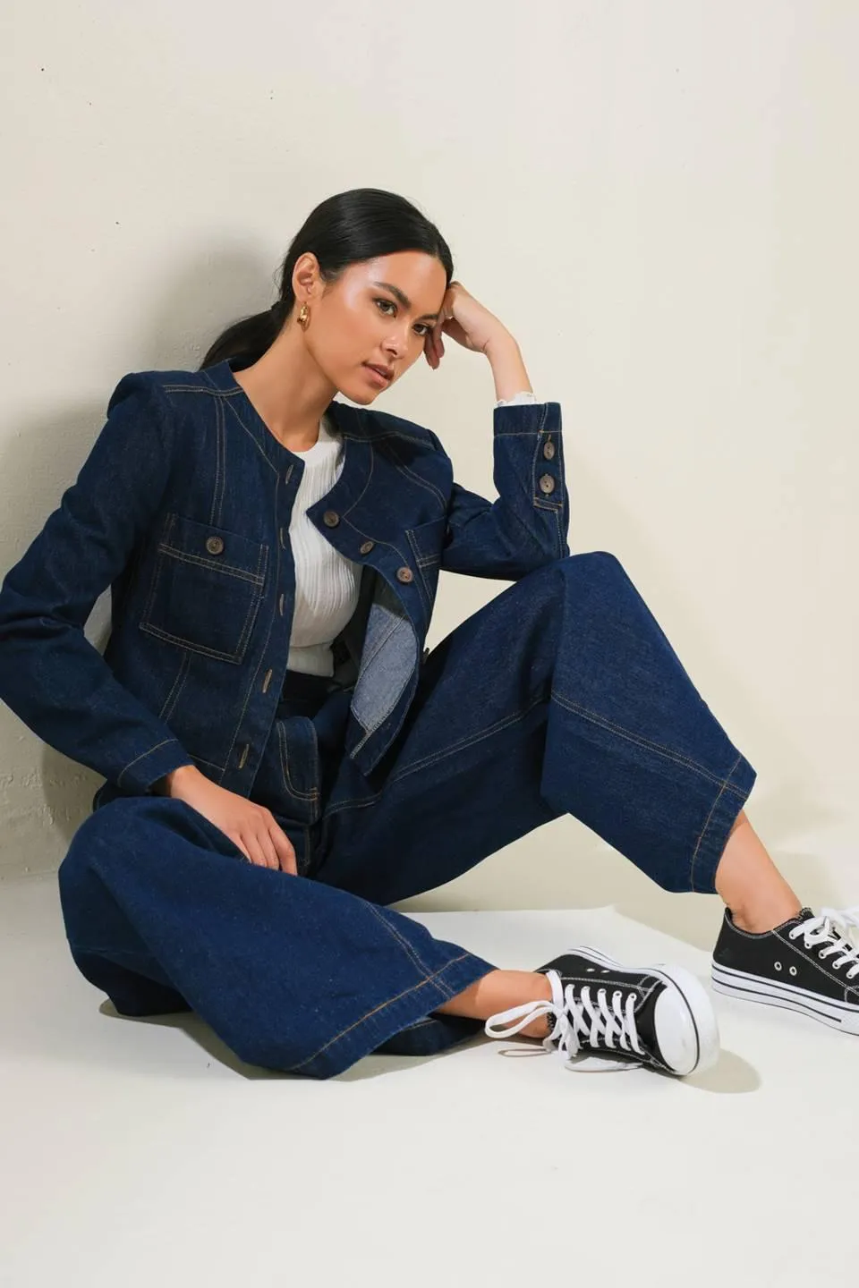 Crisp Canvas Denim Jacket sold by Zulily product image thumbnail 4