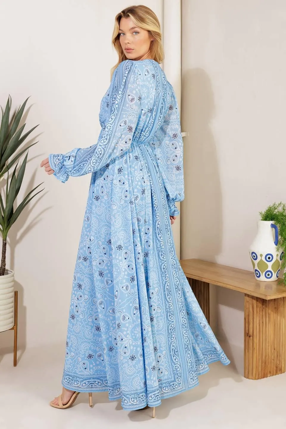 Ripples of Time Woven Maxi Dress sold by Zulily product image thumbnail 4