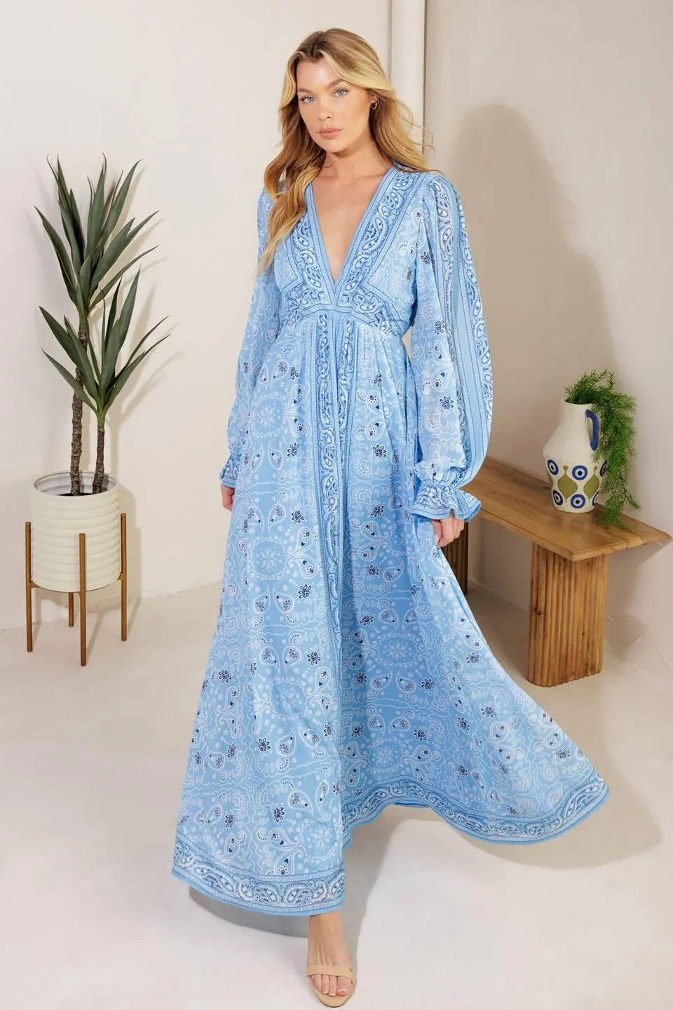 Ripples of Time Woven Maxi Dress sold by Zulily product image thumbnail 5