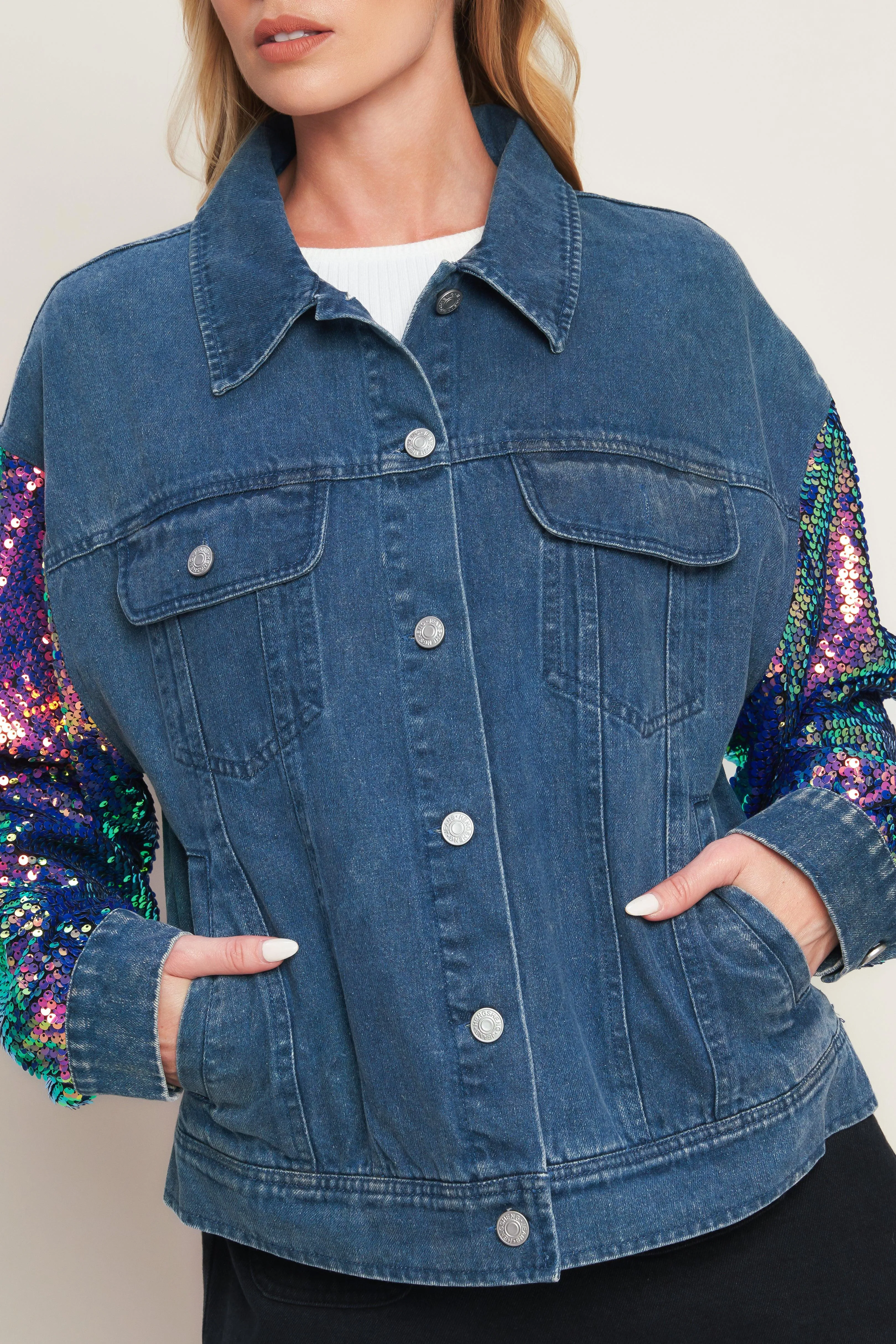 Walking the Walk Denim Jacket sold by Zulily product image thumbnail 4