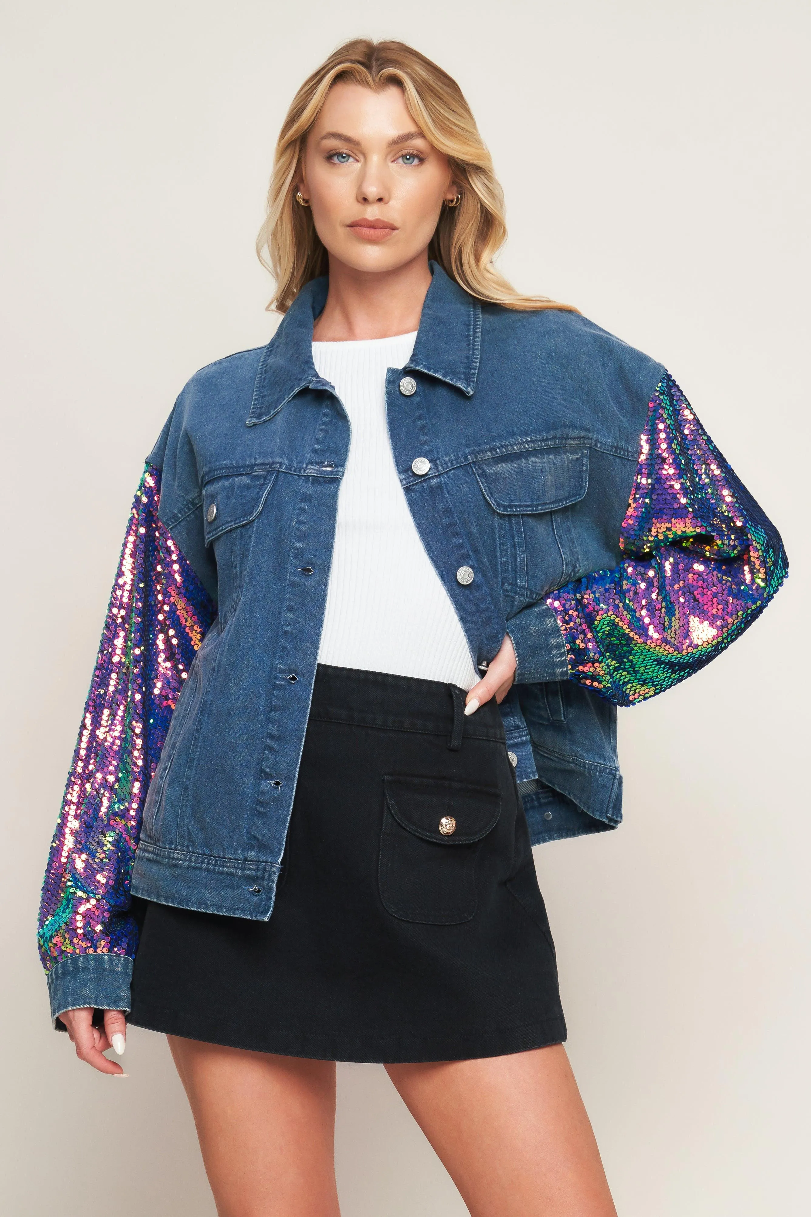 Walking the Walk Denim Jacket sold by Zulily
