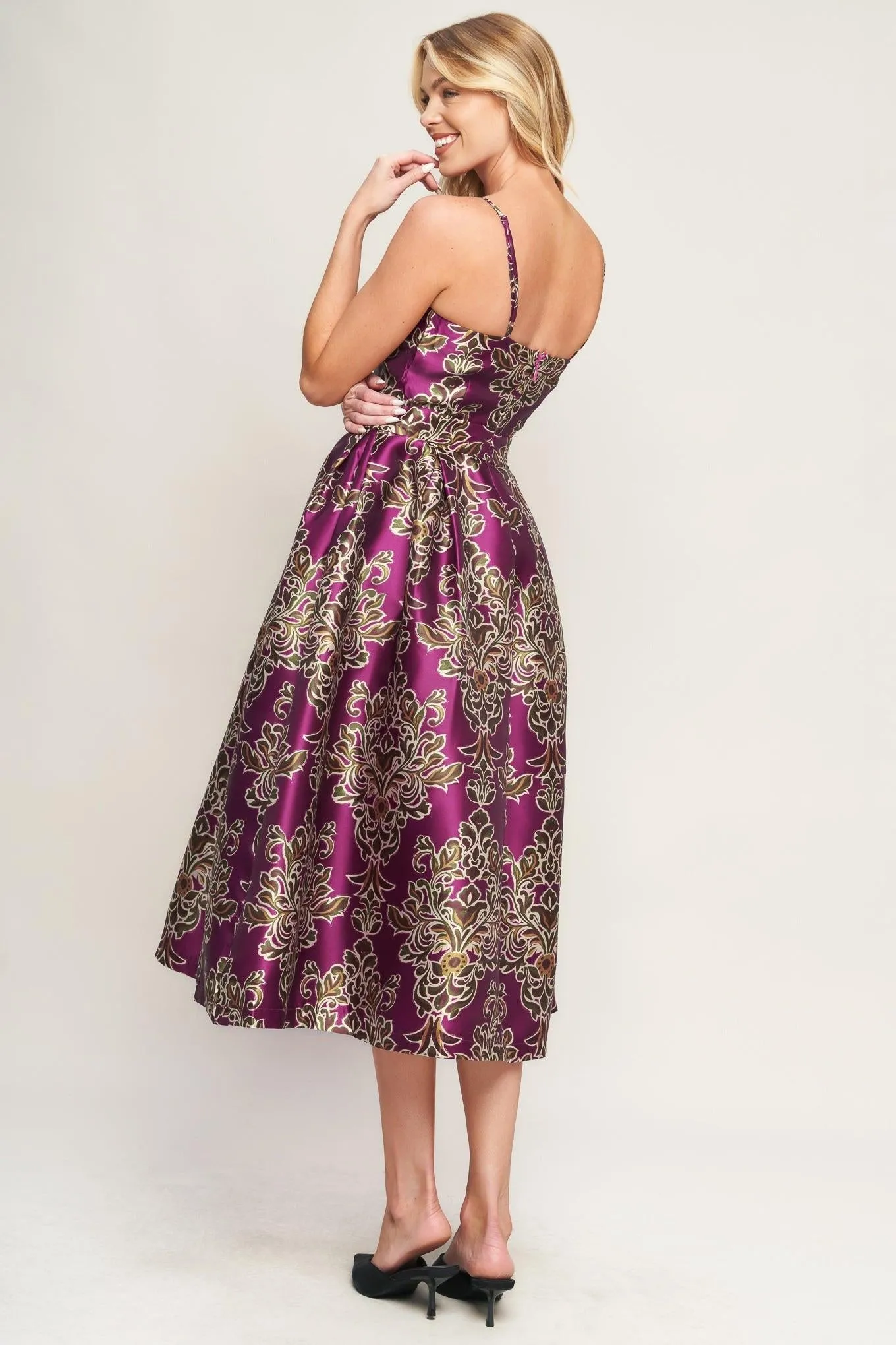 Along the Way Woven Midi Dress sold by Zulily product image thumbnail 5