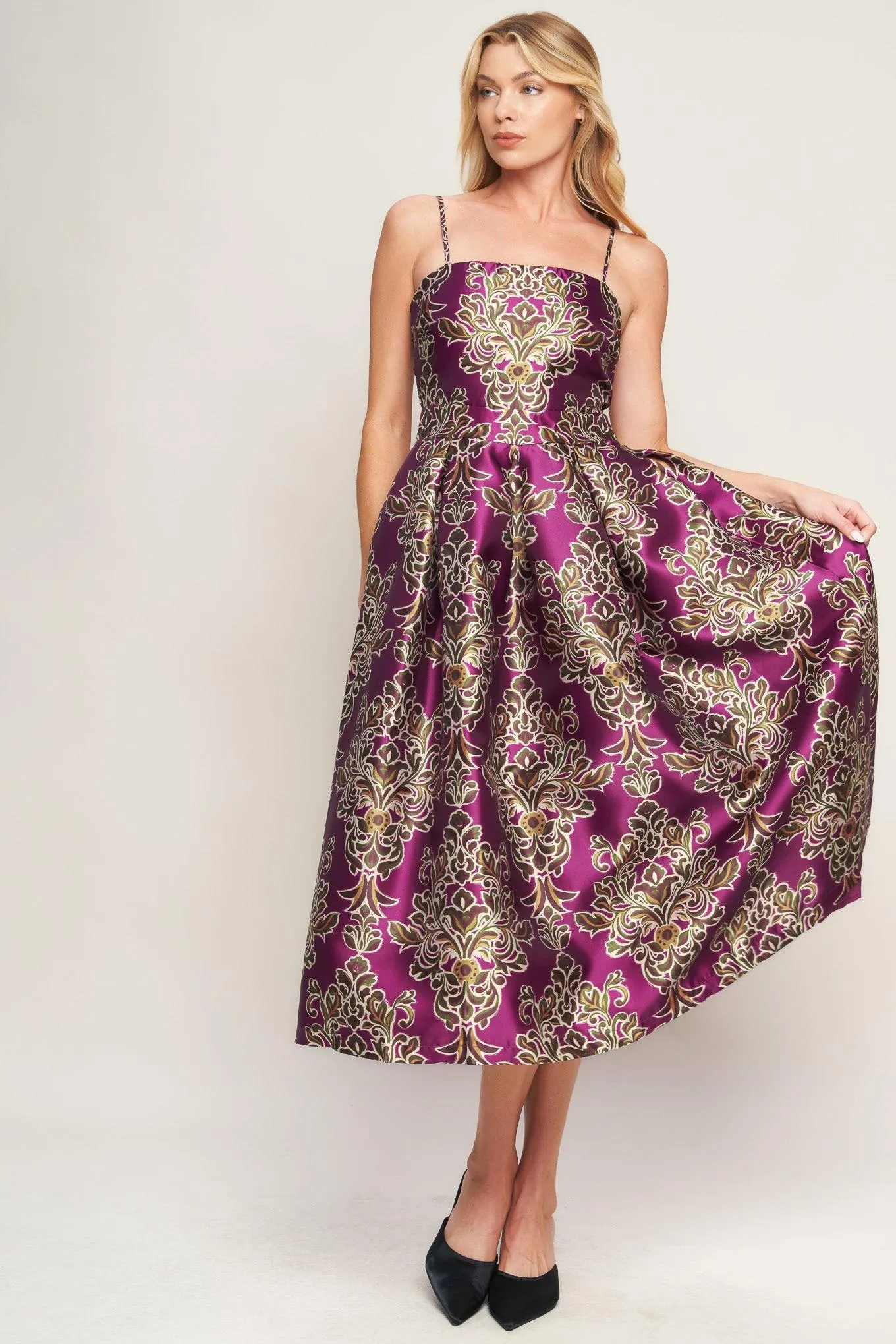 Along the Way Woven Midi Dress sold by Zulily product image thumbnail 3