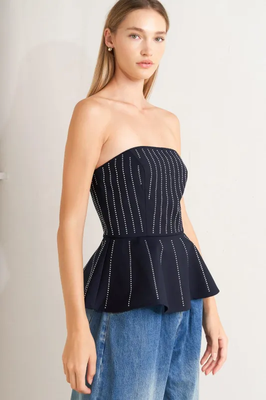 Geometric Edge Woven Top made by Flying Tomato