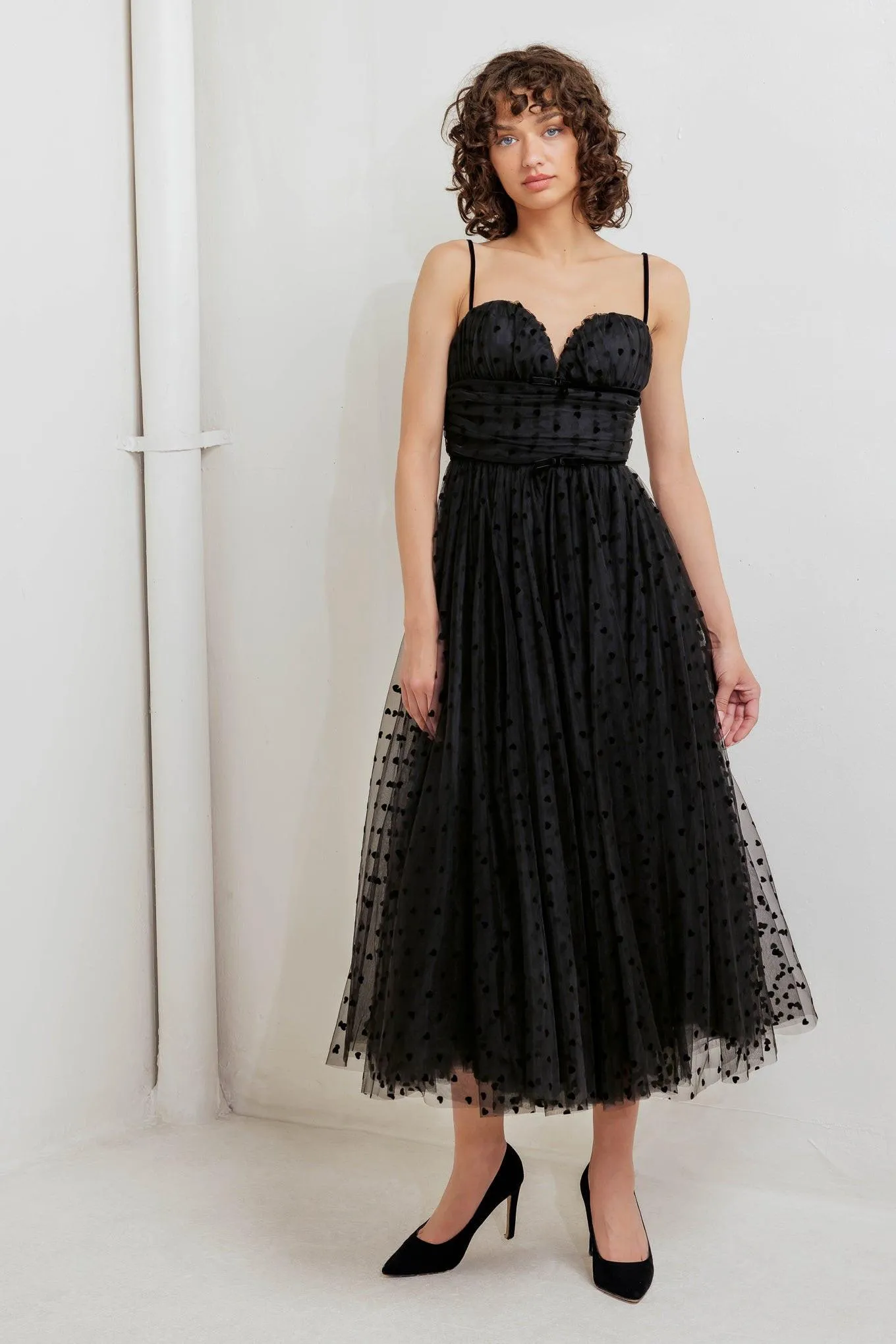 Heart Dot Ballet Tulle Midi Dress sold by Zulily product image thumbnail 4