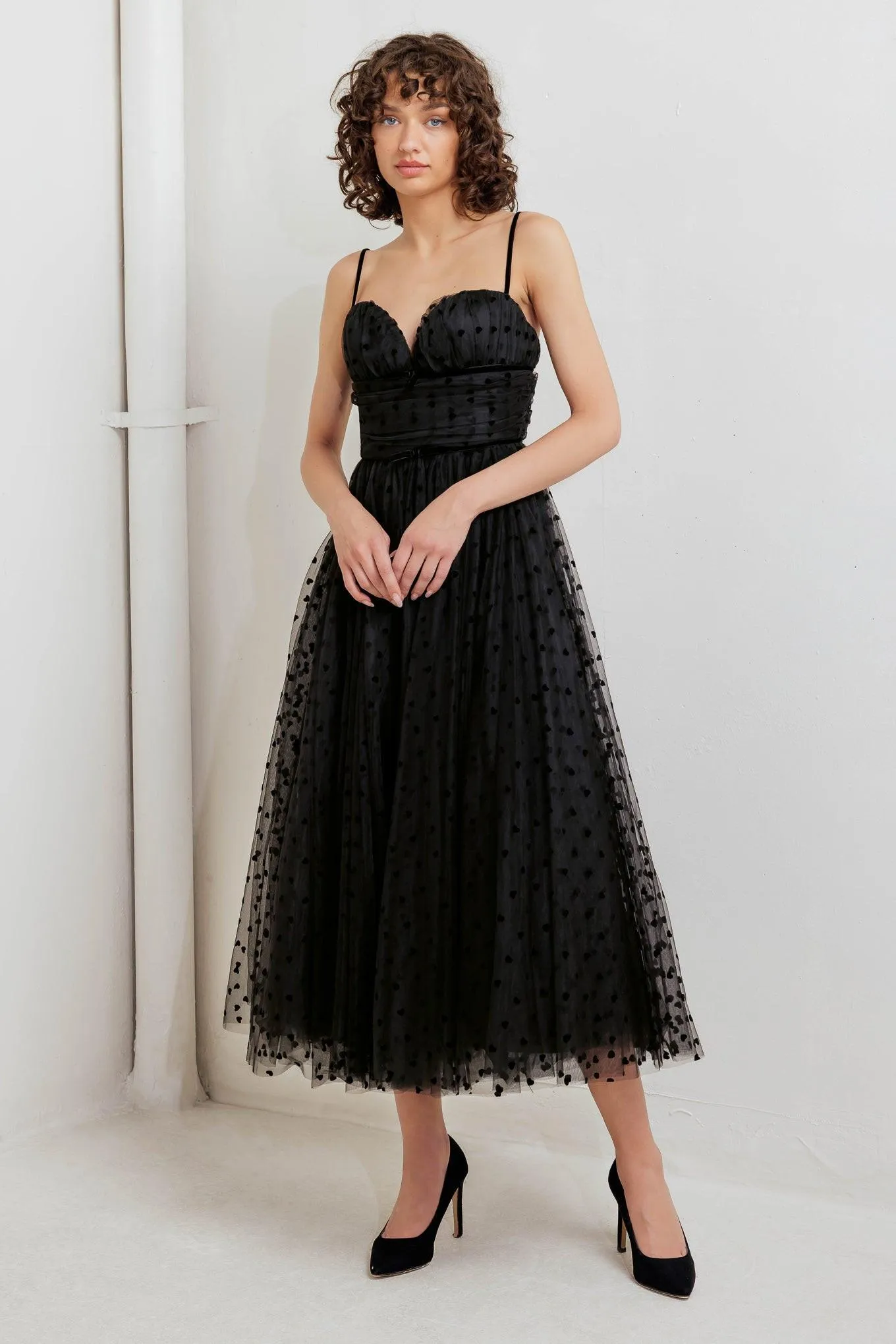 Heart Dot Ballet Tulle Midi Dress sold by Zulily