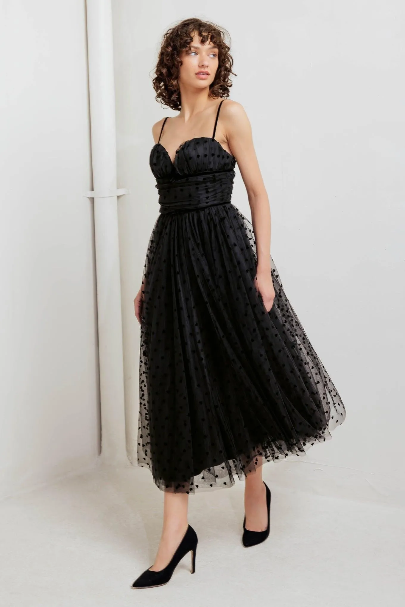 Heart Dot Ballet Tulle Midi Dress sold by Zulily product image thumbnail 5